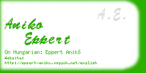 aniko eppert business card